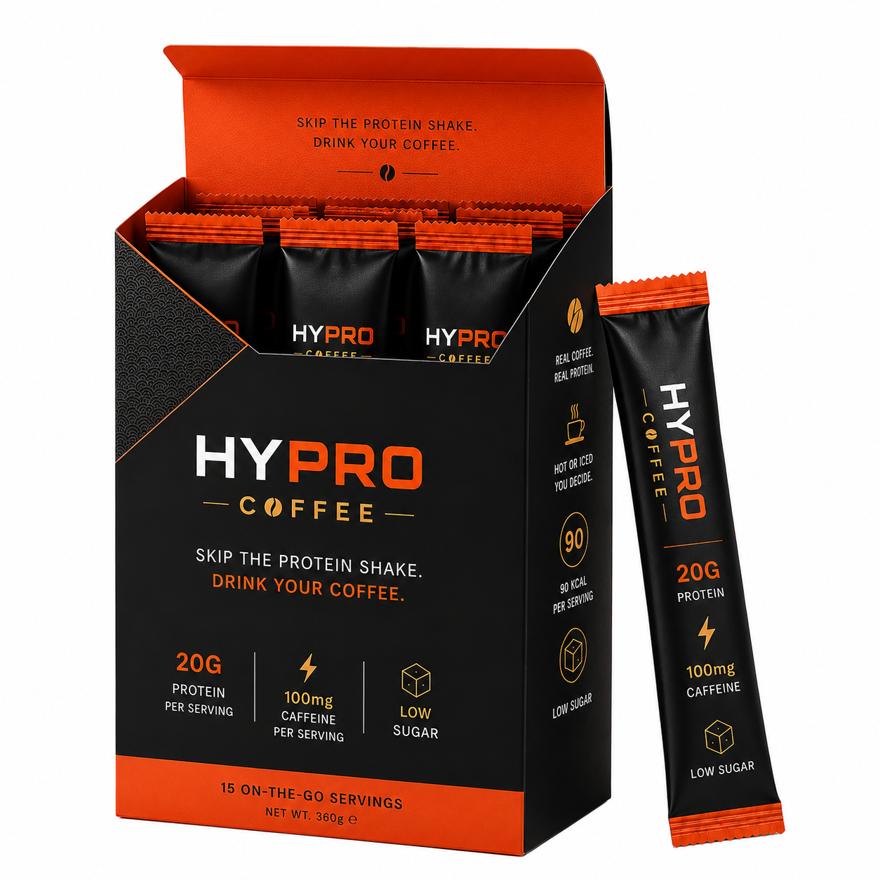 HYPRO Coffee — Box of 10 Sachets